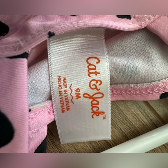 Cat & Jack Watermelon Swimsuit Baby Size 9 Months Pink/Green Same Day Shipping - Picture 3 of 3